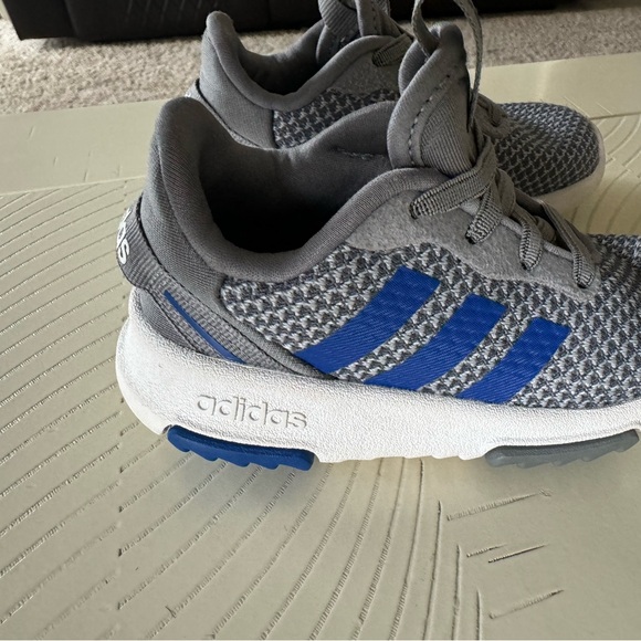 Adidas Toddler Baby Neo Racer TR 2.0  Sneakers , Size 6K, Color Blue/Grey. - Picture 4 of 10